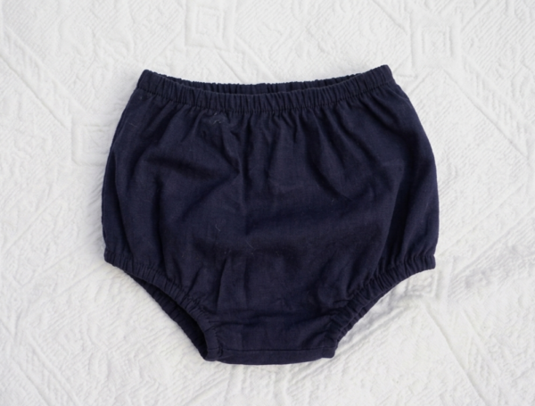 Embroidered Navy Blue Organza Frock Set - view 7
