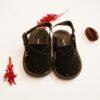 Plum Tarkashi Kurta Shalwar With Peshawari Chappal - view 9