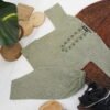 Hand Embroidered Olive Green Kurta Shalwar - view 8
