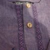 Plum Tarkashi Kurta Shalwar With Peshawari Chappal - view 4