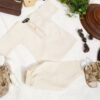 Hand Embroidered Off White Kurta Shalwar With Khari - view 4