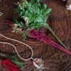 Hand Embroidered Flora Vintage Pendant - view 4