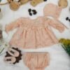 Peach Blossom Vintage Frock Set - view 3