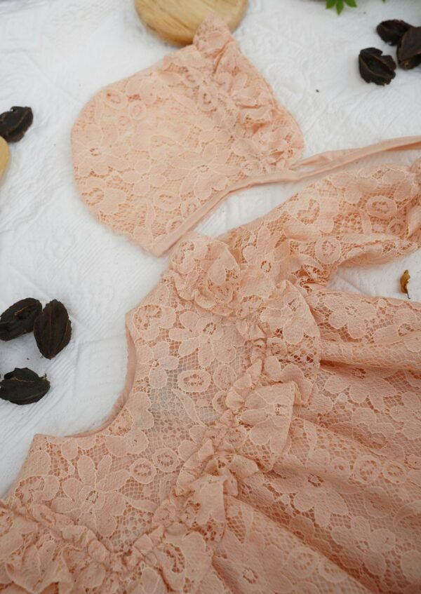 Peach Blossom Vintage Frock Set - view 10