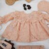 Peach Blossom Vintage Frock Set - view 2