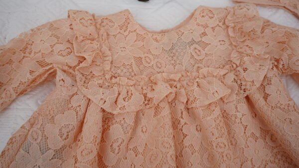 Peach Blossom Vintage Frock Set - view 4