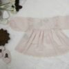 Lt Pink Embroidered Frock & Shoe - view 6