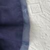 Embroidered Navy Blue Organza Frock Set - view 8