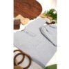Ice Blue Tarkashi Kurta Shalwar With Peshawari Chappal - view 7
