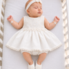Pearl White Frock Set