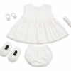 Pearl White Frock Set - view 12