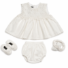 Pearl White Frock Set - view 13