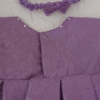 Lavender Jacquard Frock Set - view 6