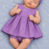 Lavender Jacquard Frock Set